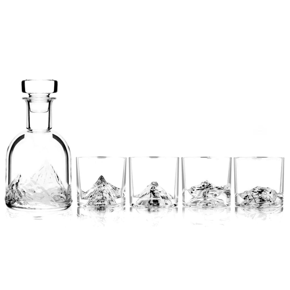 Brandy decanter crystal glass height 34 cm