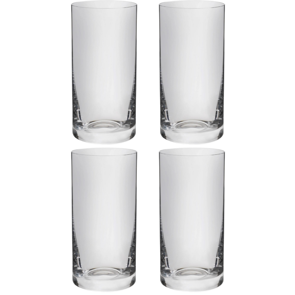 Qualia Glass Gulfstream Highball Glasses, Set Of 4