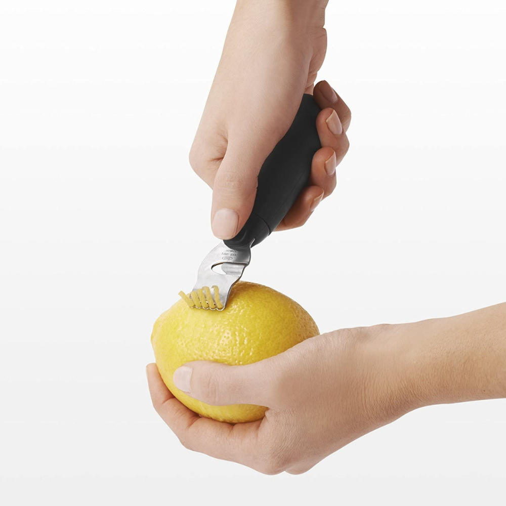 Met Lux Stainless Steel Citrus Zester and Channel Knife - 6 1/2 inch x 1 inch x 3/4 inch - 1 Count Box
