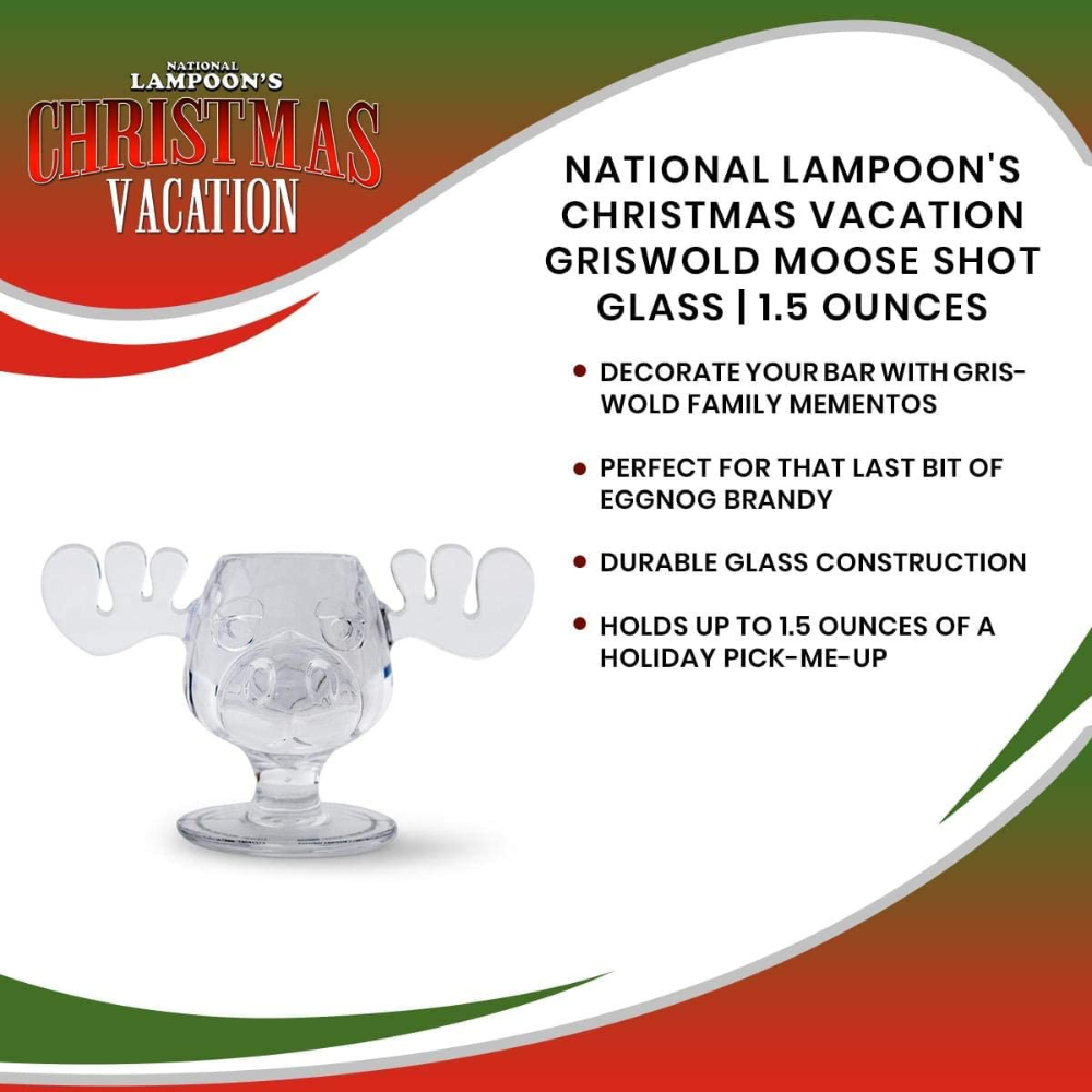 Christmas Vacation Moose Mug Shot Glass