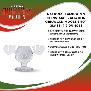 Christmas Vacation Moose Mug Shot Glass