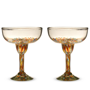 Artistico Recycled Margarita Glasses (set of 2)