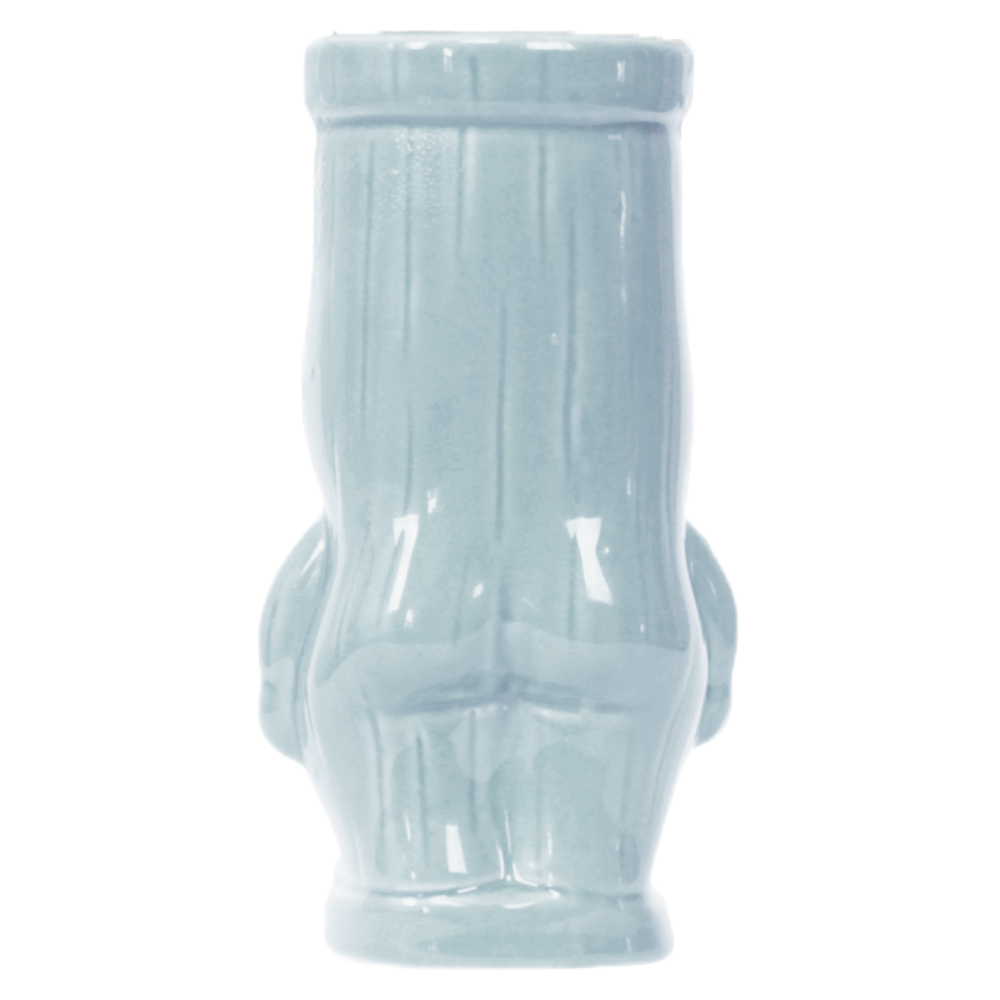 Bulk Blue Cheeky Tiki Mug (Case of 12) - back view