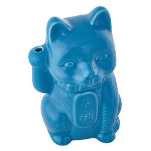 Blue Koi Neko Cat Tiki Mug_upper