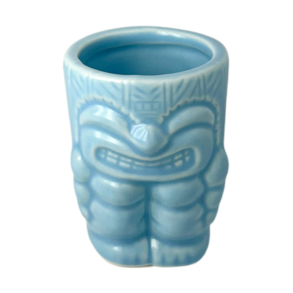 Blue Tiki Shot Glass