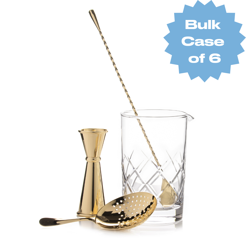 Bulk Basic Stirred Set - Gold (Case of 6)