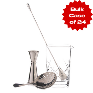 Bulk Basic Stirred Set - Stainless Steel (Case of 24)