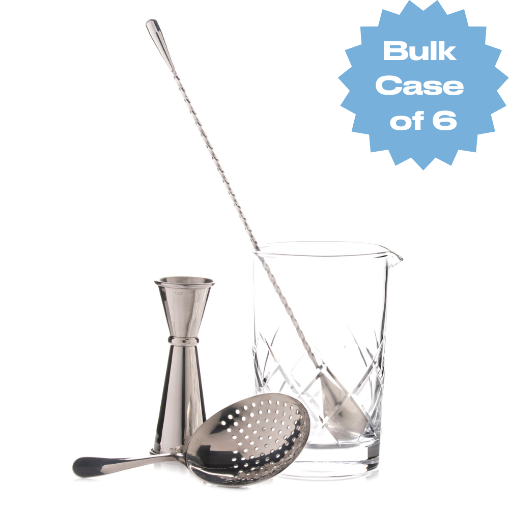 Bulk Basic Stirred Set - Stainless Steel (Case of 6)