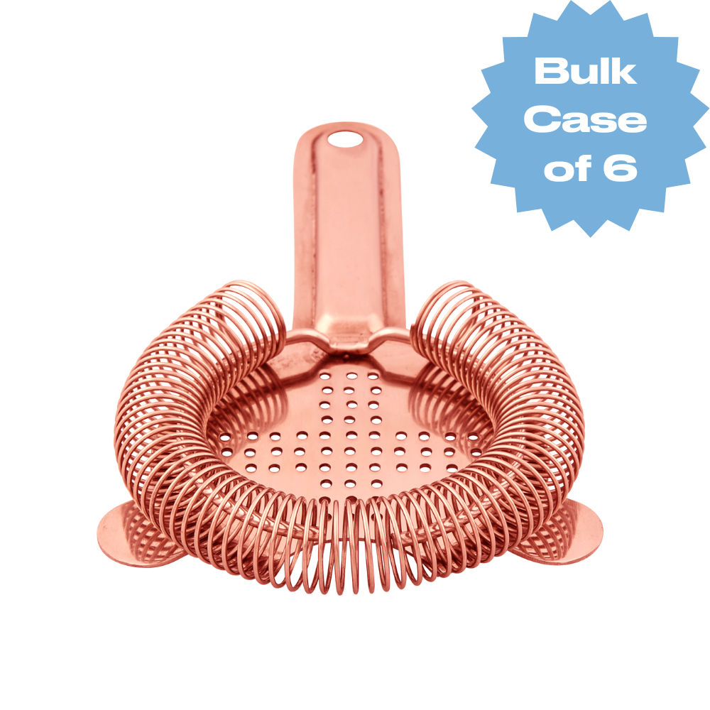 Bulk Copper Cross Hawthorne Strainer (Case of 6)