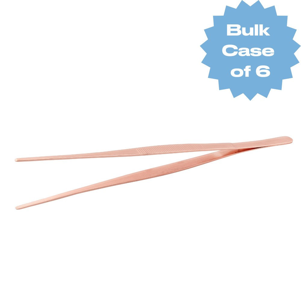 Bulk Copper Garnish Tweezers (Case of 6)