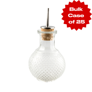 Bulk Diamond Round Bitters Bottle (Case of 25)