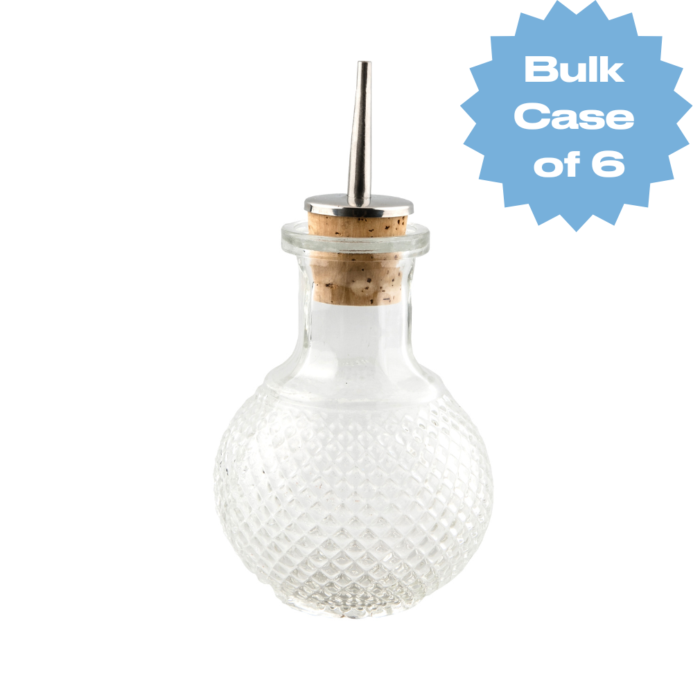 Bulk Diamond Round Bitters Bottle (Case of 6)