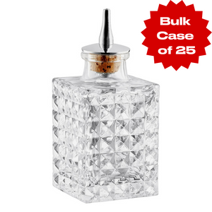 Bulk Diamond Square Bitters Bottle (Case of 25)