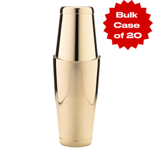 Bulk Gold Boston Shaker (Case of 20)