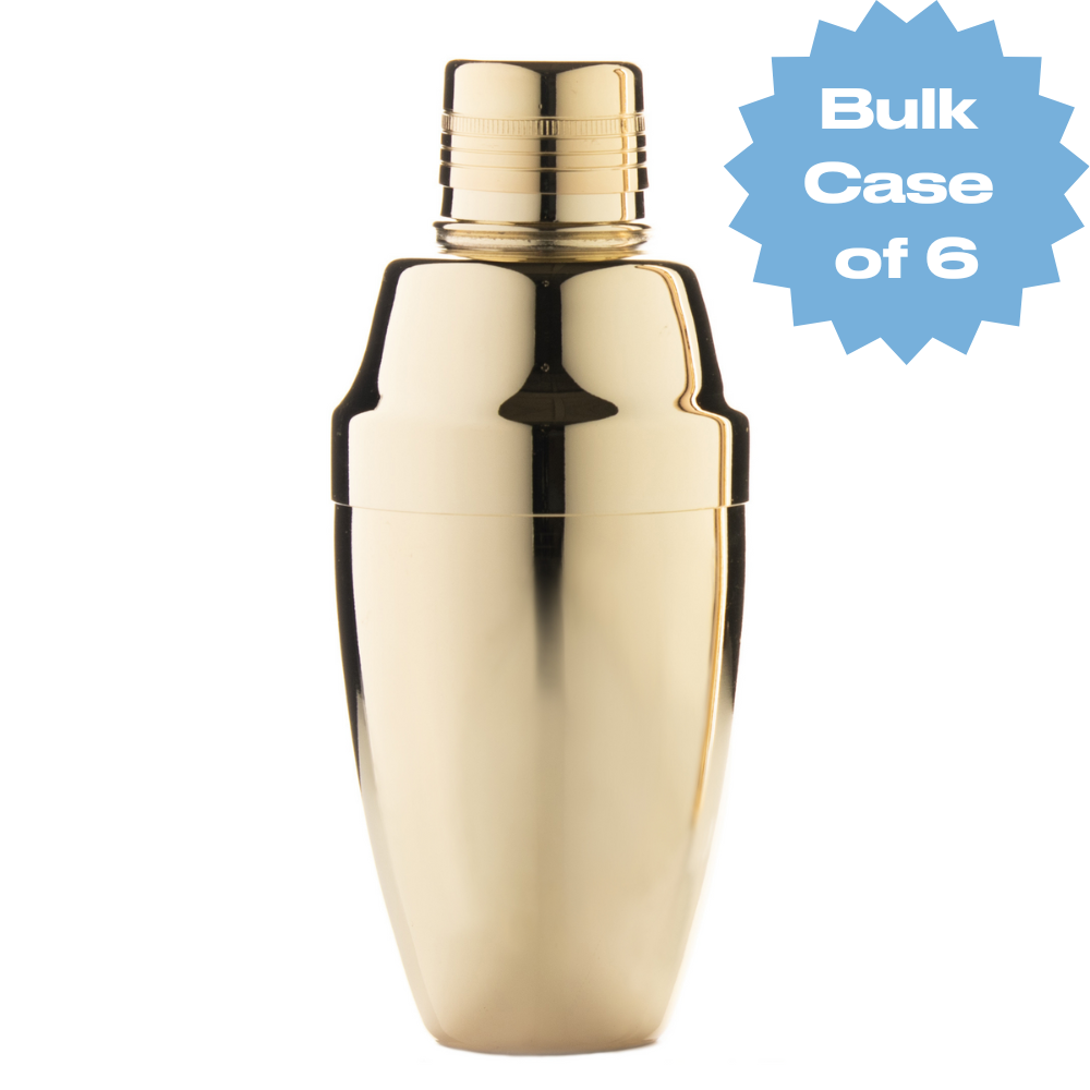 Bulk Gold Cobbler Shaker (Case of 6)