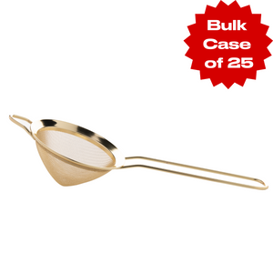 Bulk Gold Conical Mesh Strainer (Case of 25)