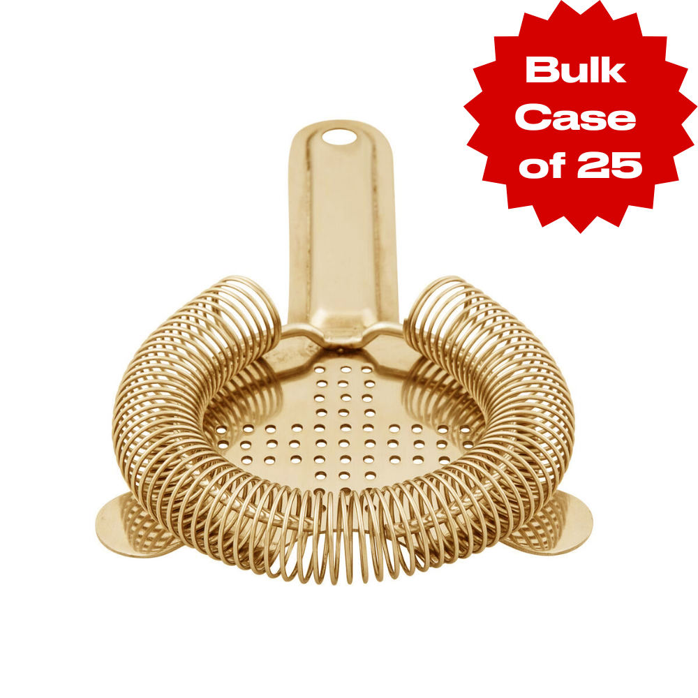 Bulk Gold Cross Hawthorne Strainer (Case of 25)