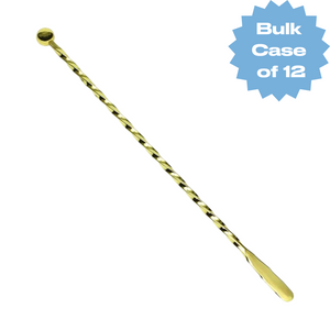 Bulk Gold Twisted Stir Stick (Case of 12)