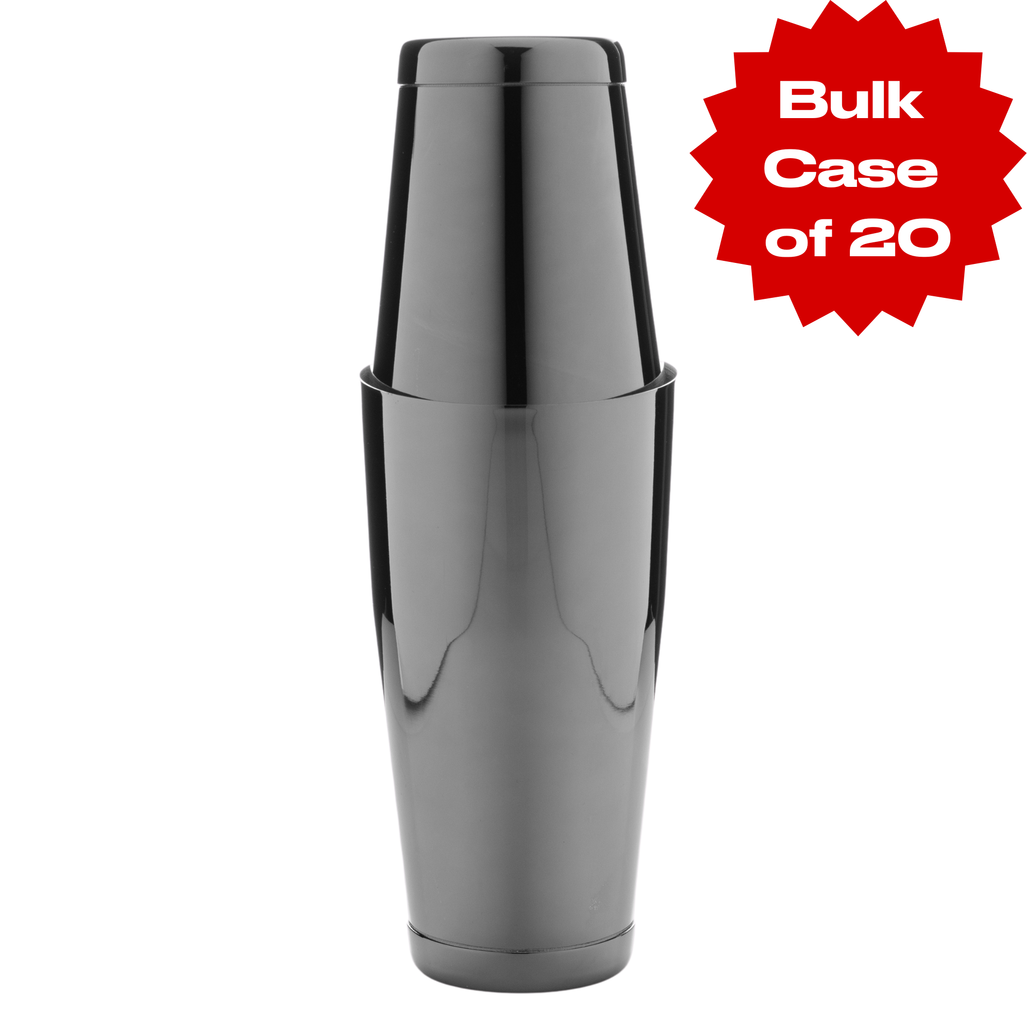 Bulk Gunmetal Boston Shaker (Case of 20)