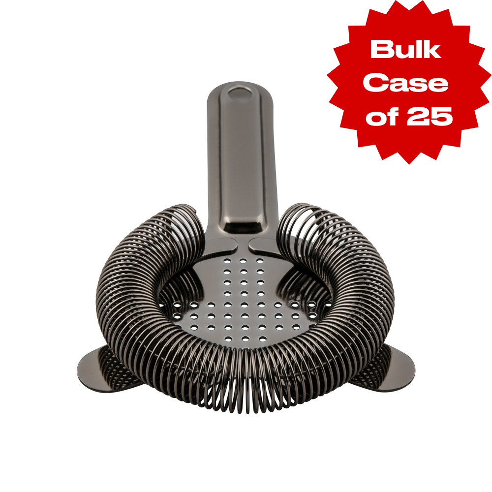 Bulk Gunmetal Cross Hawthorne Strainer (Case of 25)