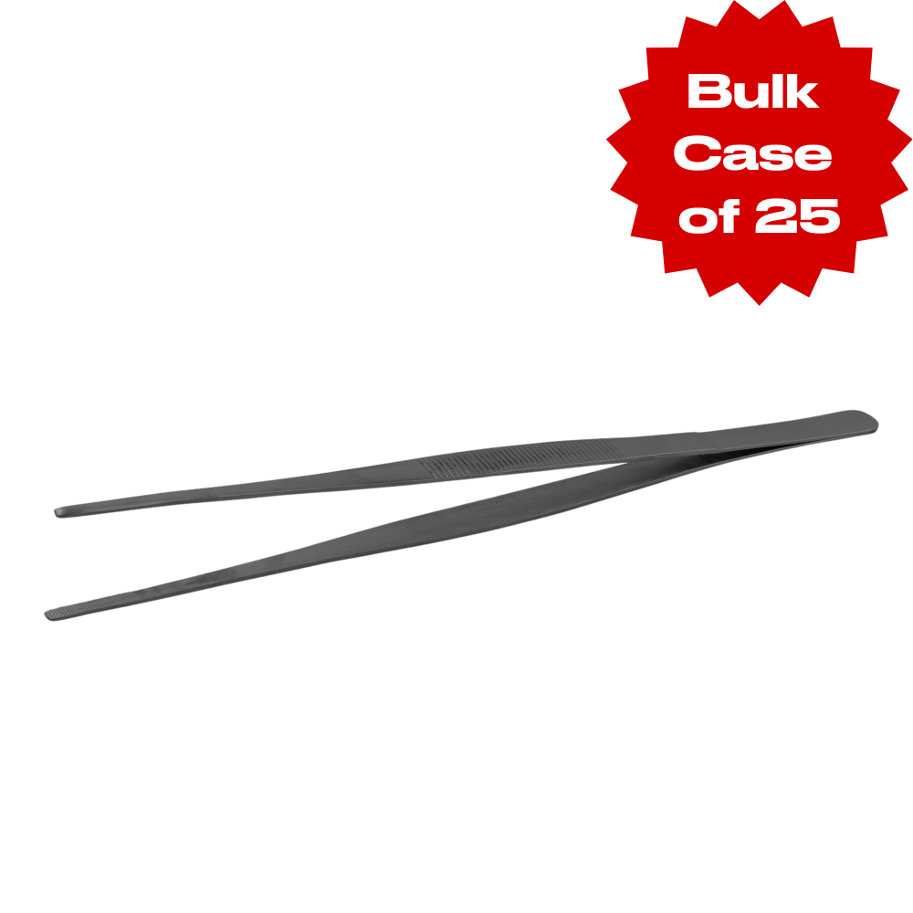 Bulk Gunmetal Garnish Tweezers (Case of 25)