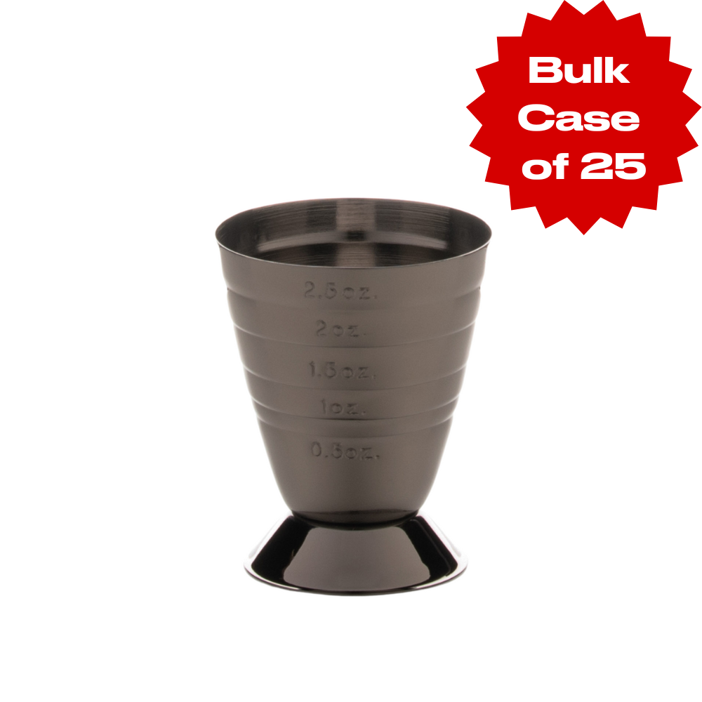 Bulk Gunmetal Multi-Level Jigger (Case of 25)