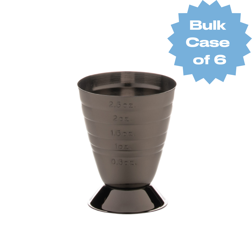 Bulk Gunmetal Multi-Level Jigger (Case of 6)