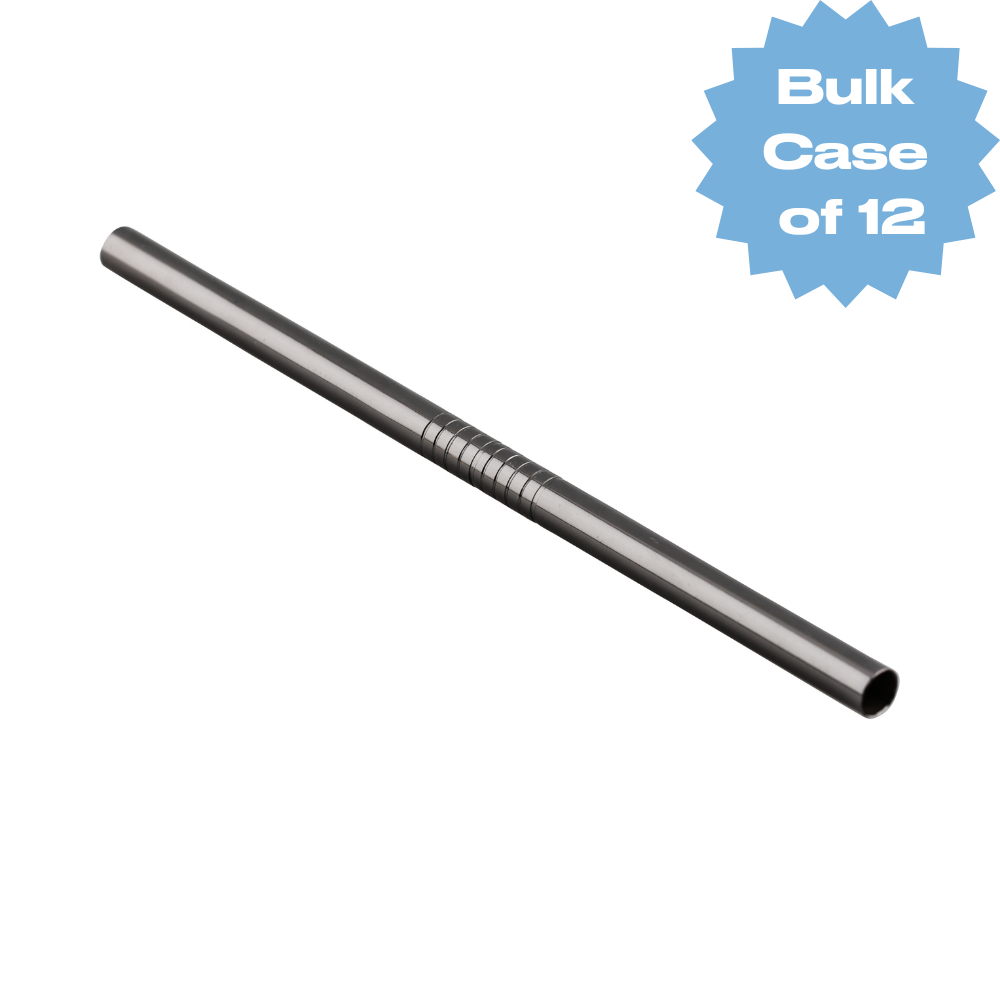 Bulk Gunmetal Straws - Short (Case of 12)