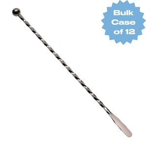 Bulk Gunmetal Twisted Stir Stick (Case of 12)