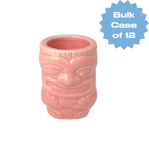 Bulk Pink Tiki Shot Glass (Case of 12)