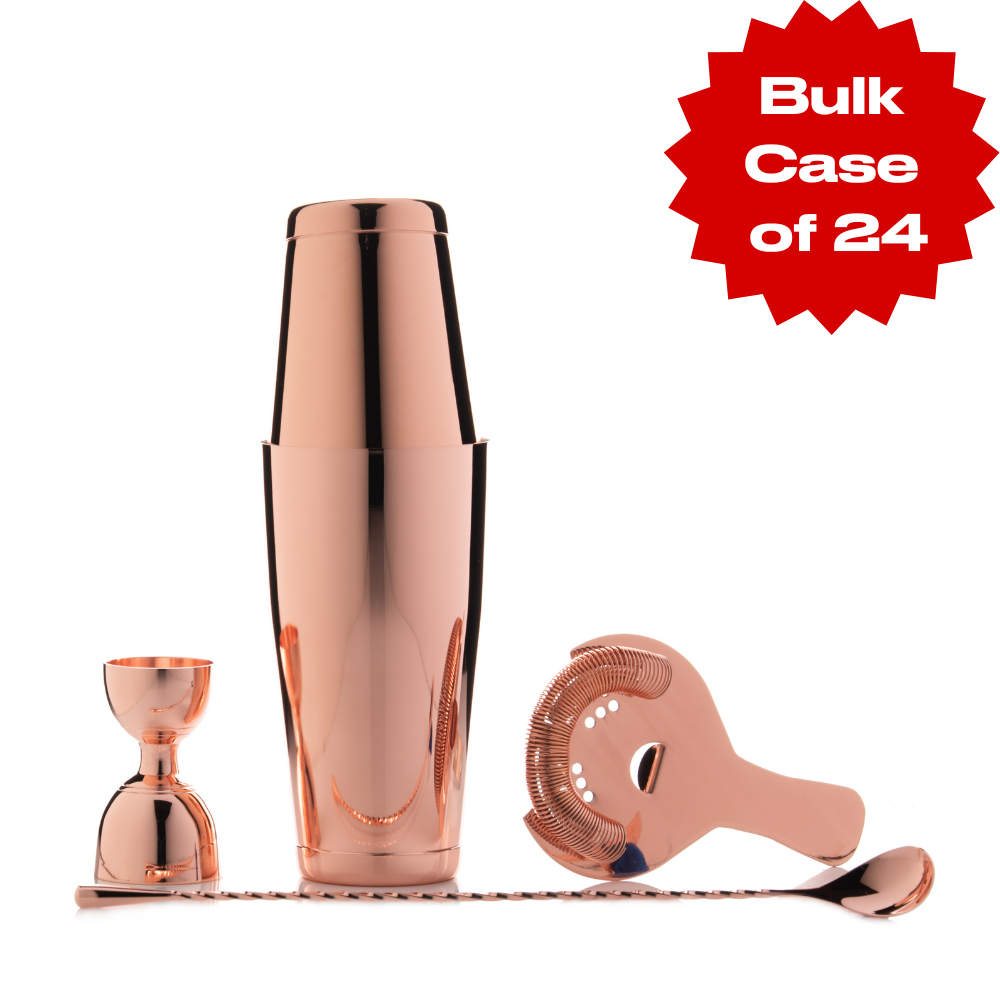 Bulk Premium Bar Set - Copper (Case of 24)