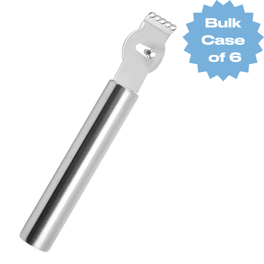 Bulk Stainless Steel Channel Knife & Zester (Case of 6)