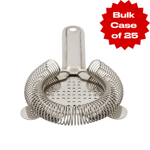 Bulk Stainless Steel Cross Hawthorne Strainer (Case of 25)