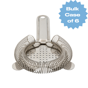 Bulk Stainless Steel Cross Hawthorne Strainer (Case of 6)