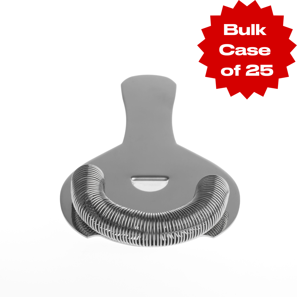 Bulk Stainless Steel Hawthorne Strainer (Case of 25)