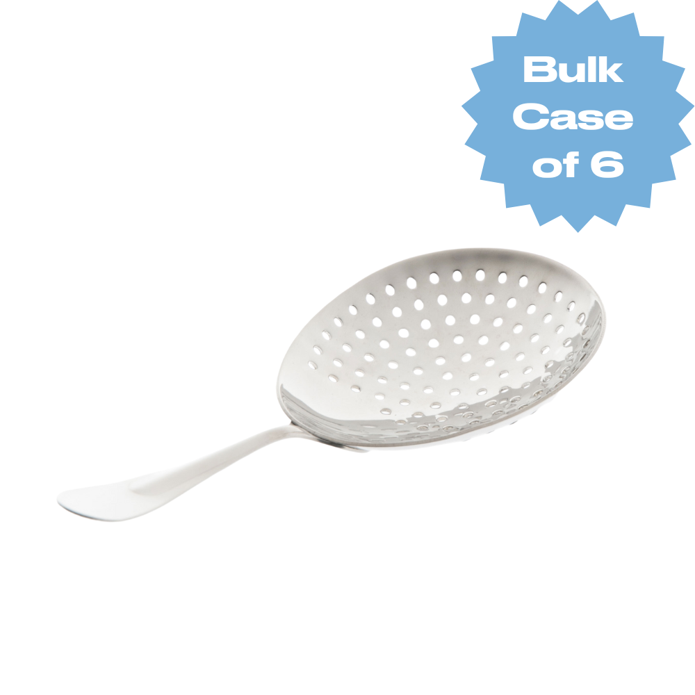 Bulk Stainless Steel Julep Strainer (Case of 6)