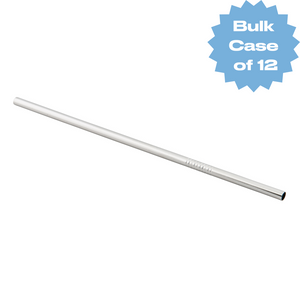 Bulk Stainless Steel Straws - Long (Case of 12)