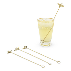 Bumble Bee Stir Sticks (set of 4)