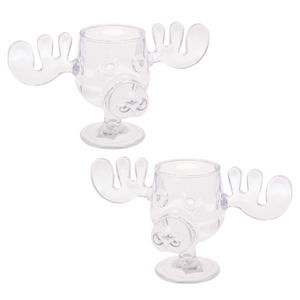 Christmas Vacation Moose Mug (Acrylic) (set of 2)