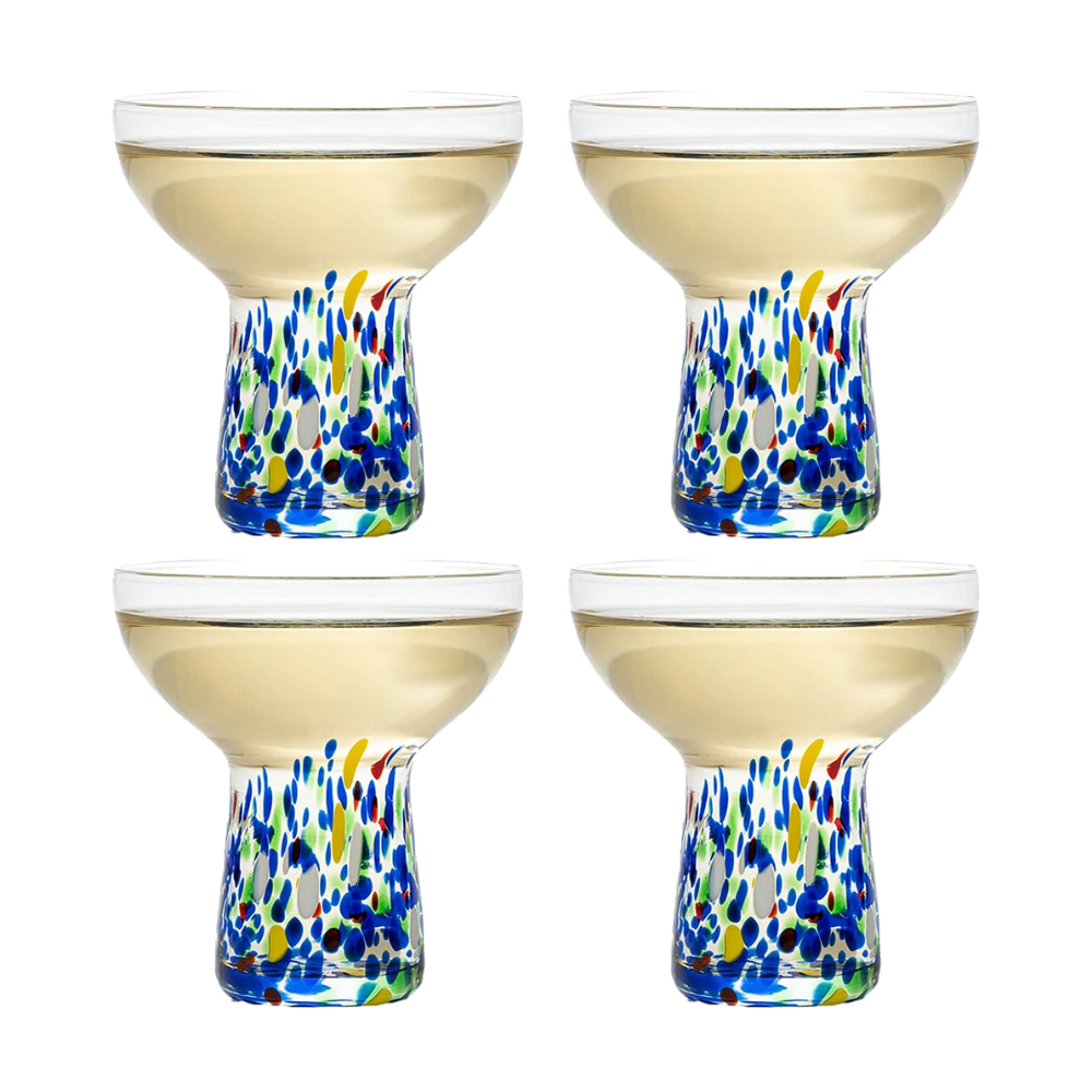 Confetti Margarita Glass - set of 4