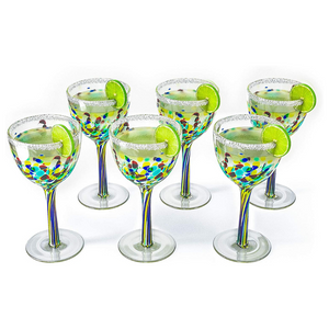 Confetti Nick & Nora Glass - set of 6