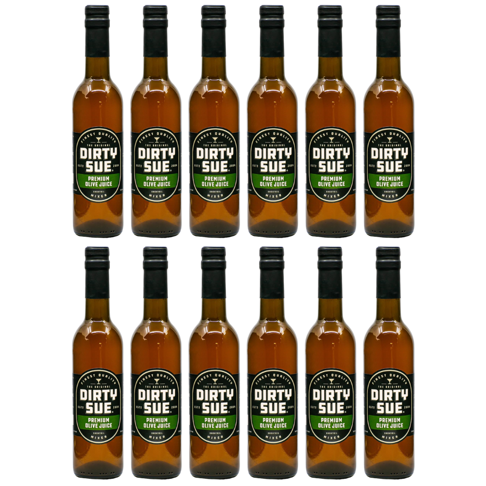 Dirty Sue Olive Juice new label 2025 case of 12