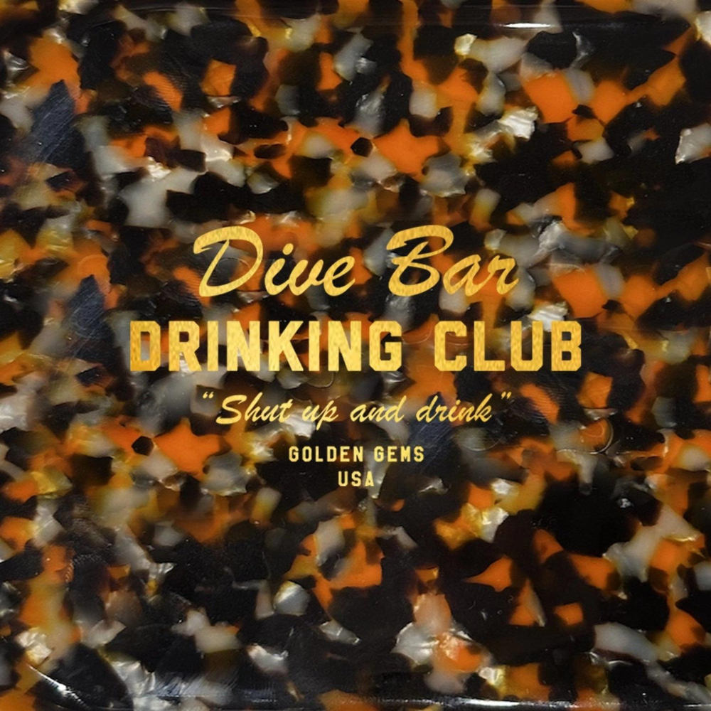 Dive Bar Drinking Club Tray