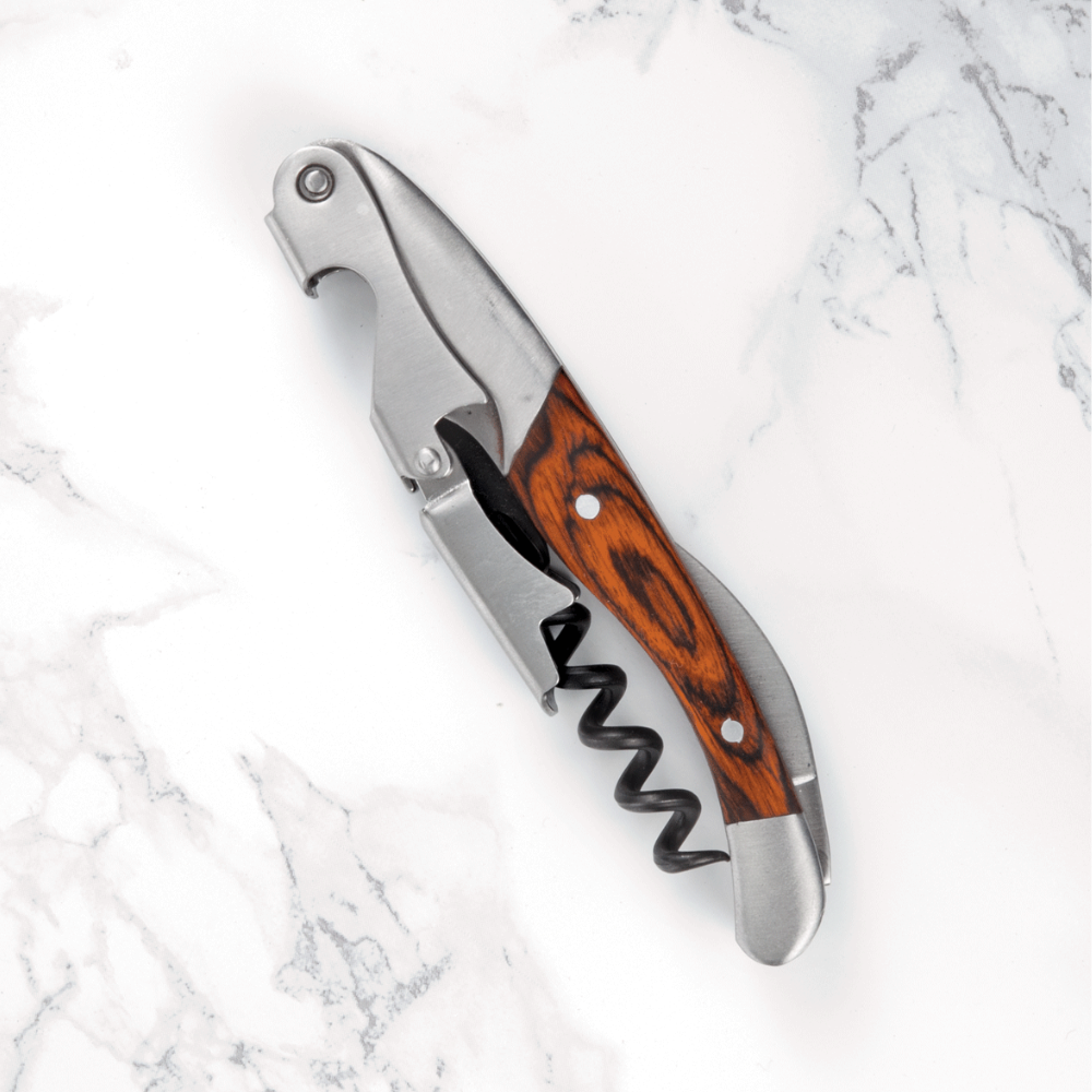 Double-Hinge Corkscrew in Wooden Gift Box