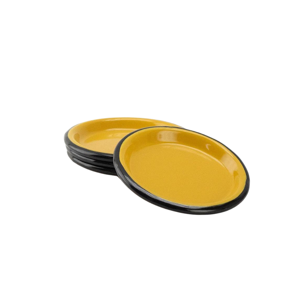 Enamel Coaster (Yellow)