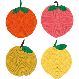 Fruit Crochet Coasters (Set of 4)