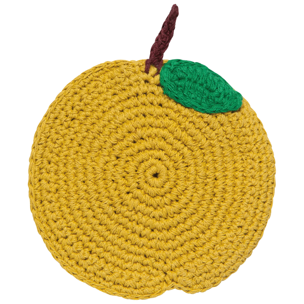 Fruit Crochet Coasters (Set of 4) Apple