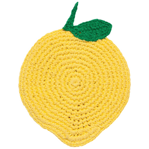 Fruit Crochet Coasters (Set of 4) Lemon