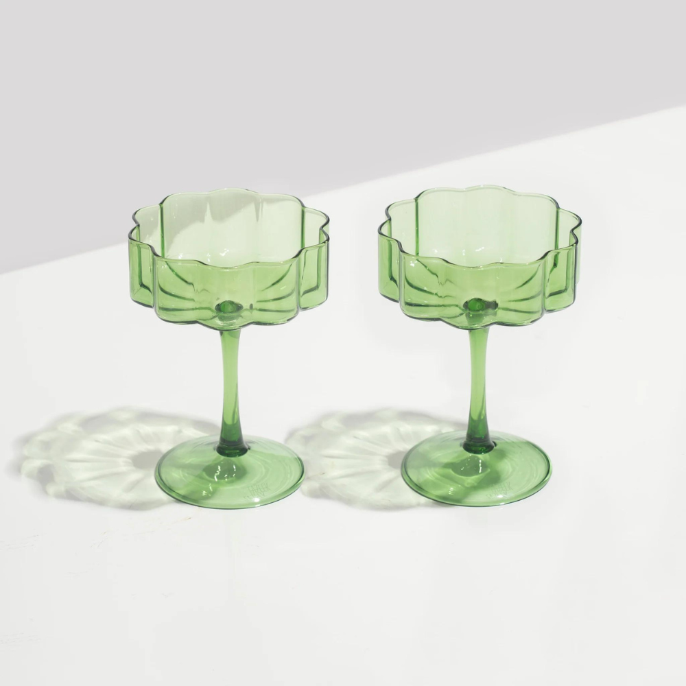 Green Wave Coupes (set of 2)