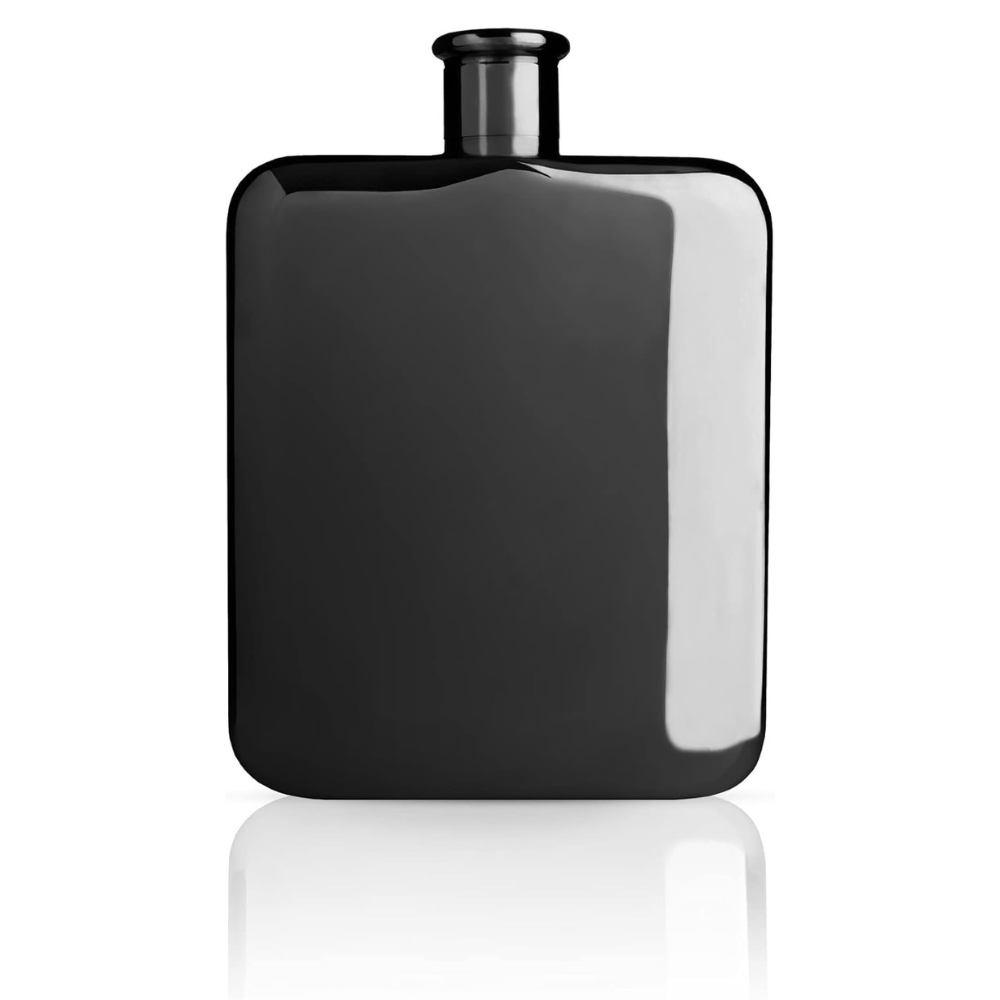 Gunmetal Black Plated Flask